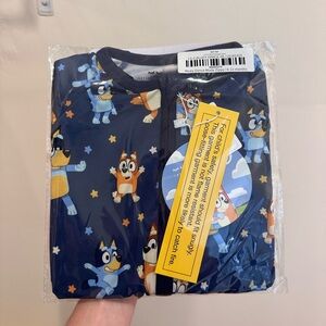 Little Sleepies Blue Kids Pajamas 6-12 months. Gently used condition.